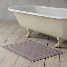 Πατάκι Μπάνιου Ξενοδοχείου Volcano Dark Beige 100% Βαμβάκι 50Χ75 50x75cm 100% Cotton