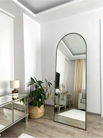 Stewehome Οβάλ καθρέφτης δαπέδου με μεταλλικό πλαίσιο Πολύχρωμο 180x60 cm