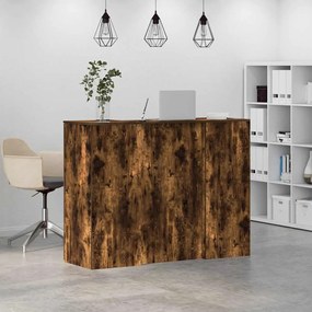 vidaXL Γραφείο υποδοχής 135x50x103,5 εκ. Επεξεργασμένο Ξύλο