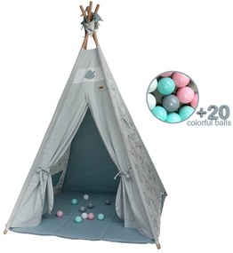 Παιδική Σκηνή Με Στρωματάκι + 20 Μπάλες Bebe Stars Nature 302-315