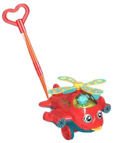 Συρόμενο Παιχνίδι Αεροπλανάκι Κόκκινο