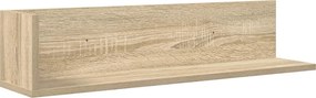vidaXL Ράφια τοίχου 2 τεμάχια Δρυς sonoma 75x16,5x16,5 cm