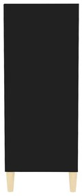 Ραφιέρα Μαύρη 57 x 35 x 90 εκ. από Μοριοσανίδα - Μαύρο