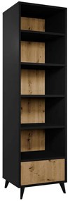 Βιβλιοθήκη Ovessi 162677949 50x40x192cm Oak-Black