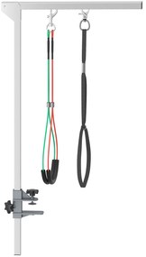 PawHut Βραχίονας Περιποίησης Κατοικίδιων, Ρυθμιζόμενο Ύψος, 36 x 8 x 74 cm, Ασημί