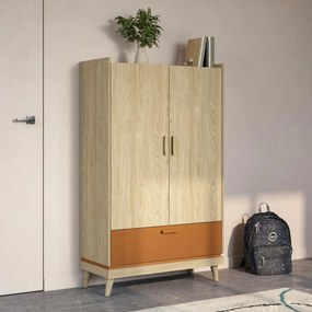 Ντουλάπα Andi δίφυλλη-Φυσικό