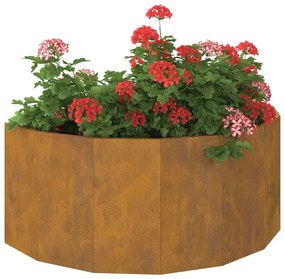 vidaXL Γλάστρα Σκ rusty 90 x 45 x 35 cm Ατσάλι Σκληρυθέν στον Αέρα
