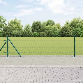 vidaXL Εξάγωνη Περίφραξη Πράσινη 0,4x10 m Χάλυβας