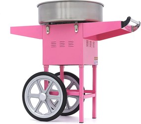 Candy Floss Machine – Ø 52cm – Pink – with Cart