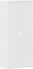 vidaXL Ντουλάπα Παπουτσιών 80 x 39 x 178 εκ Επεξεργασμένο Ξύλο Λευκό