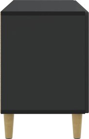 vidaXL Ντουλάπι TV 99 x 34,5 x 50 εκ. Μαύρο Επεξεργασμένο Ξύλο