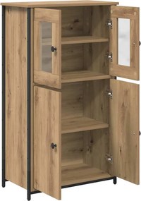 vidaXL Highboard Artisan Oak 62 x 32 x 106,5 εκ Επεξεργασμένο ξύλο