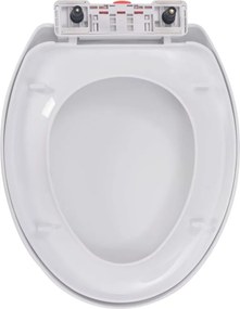 vidaXL Κάλυμμα Λεκάνης με Soft Close &amp; Quick Release Λευκό