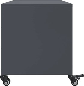 vidaXL Έπιπλο Τηλεόρασης Μαύρο 68x39x43,5 εκ. Χάλυβας
