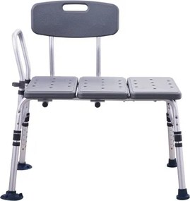 VEVOR Tub Transfer Bench Bathtub Shower Seats with Reversible Backrest 400lbs