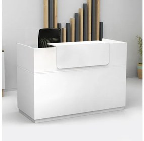 Γραφείο reception Lemmon Megapap λευκό 120x70x110εκ. GP028-0114,3 GP028-0114,3 Λευκό