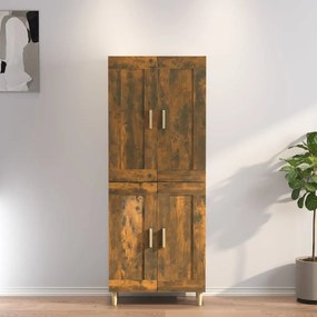 vidaXL Ντουλάπι Καπνιστή Δρυς 69,5x34x180 εκ. από Επεξεργασμένο Ξύλο