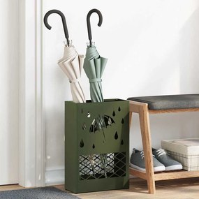 vidaXL Σχέδιο & βάση αποθήκευσης Λαδί 28 x 12 x 41 εκ Ατσάλι