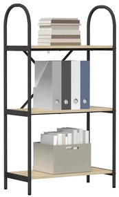 vidaXL Ράφι Βιβλίων Sonoma Δρυς 60 x 30 x 109 εκ Επεξεργασμένο ξύλο