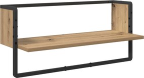 vidaXL Σετ ραφιών τοίχου με ράφι 4 pcs Artisan Oak 65 x 25 x 30 cm