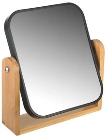 Estia Καθρέπτης Επιτραπέζιος Bamboo Essentials Περιστρεφόμενος Διπλής Όψης 02-18634
