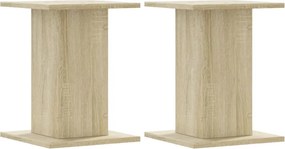 vidaXL Βάσεις Ηχείων 2 Τεμ. Sonoma Δρυς 30x30x40εκ. Επεξεργασμένο Ξύλο