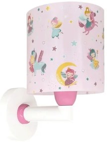 Παιδικό Φωτιστικό Τοίχου Απλίκα 1xE27 Ροζ Fairy Dreams 42499 Ango-42499-Ροζ 42499