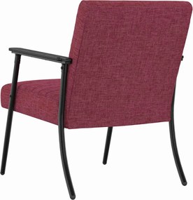 vidaXL Πολυθρόνα Κόκκινο 59 x 75 x 78 εκ ύφασμα