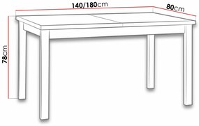 Τραπέζι Victorville 126, Μαύρο, Artisan βελανιδιά, 76x80x140cm, 34 kg, Επιμήκυνση, Πλαστικοποιημένη μοριοσανίδα, Ξύλο, Μερικώς συναρμολογημένο