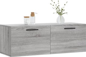 vidaXL Ντουλάπι Τοίχου Γκρι Sonoma 100x36,5x35 εκ. Επεξεργασμένο Ξύλο