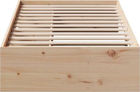 vidaXL Κρεβάτι ημέρας χωρίς στρώμα 75x190 cm Στερεό ξύλο πεύκο