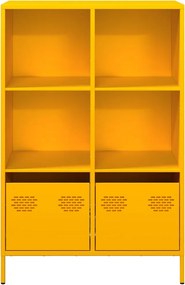 vidaXL Ντουλάπι Μουσταρδί 68x39x103,5 εκ. από Ατσάλι