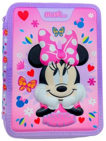 Κασετίνα Διπλή Γεμάτη (21x15x5) Must Minnie 564399