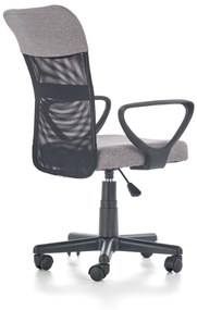 TIMMY o.chair, color: grey / black DIOMMI V-CH-TIMMY-FOT-POPIEL