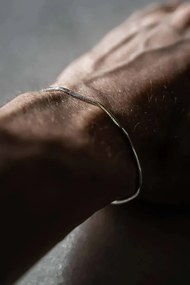 Stewehome Βραχιόλι φίδι από 925 ασήμι Πράσινο