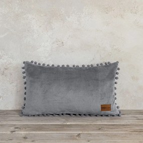 Μαξιλάρι Διακοσμητικό (Με Γέμιση) Jacquard Macia Grey Nima 30X50 Πολυέστερ