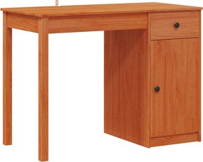 vidaXL Γραφείο Κερωμένο Καφέ 100 x 50 x 74 εκ. Στερεό πεύκο