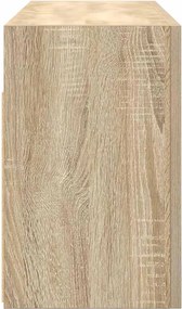 vidaXL Ντουλάπι τοίχου μπάνιου Sonoma Oak 80x25x40 cm