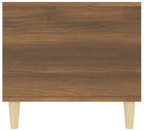 vidaXL Τραπεζάκι Σαλονιού Καφέ Δρυς 90x49x45 εκ. Επεξεργασμ. Ξύλο