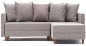Καναπές - Κρεβάτι Γωνιακός (Δεξιά Γωνία) Aydam 825BLC1716 215x150x80cm Cream