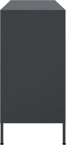 vidaXL Ντουλάπι Ανθρακί 100,5x39x79 εκ. από Χάλυβα