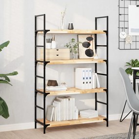 vidaXL Ράφι Κρεμαστό 100x30x4 εκ. Ακατέργαστο Μασίφ Ξύλο Ακακίας