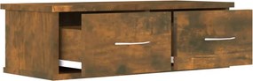 vidaXL Ντουλάπι Τοίχου Καπνιστή Δρυς 60x26x18,5 εκ. Επεξεργασμένο Ξύλο