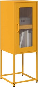 vidaXL Sideboard Μουστάρδα κίτρινη 36x39x107 cm χάλυβα ψυχρής έλασης