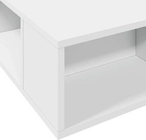 vidaXL Πλαίσιο Κρεβατιού Λευκό 100 x 200 εκ. Επεξεργ. Ξύλο