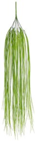 Τεχνητό Κρεμαστό Φυτό Grass 20814 18x4x81cm Green GloboStar Polyethylene