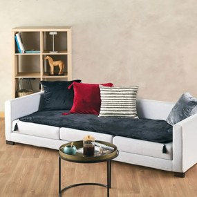 Futon Ivanna 30 Anthracite Kentia Διθέσιο 75x160cm Πολυέστερ