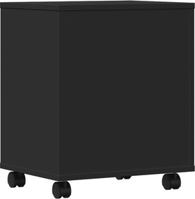 vidaXL Βάση Εκτυπωτή με Ρόδες Μαύρο 41 x 32 x 48 εκ.