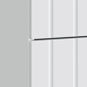 vidaXL Κομοδίνο Λευκό 43 x 34,5 x 49,5 εκ Επεξεργασμένο Ξύλο