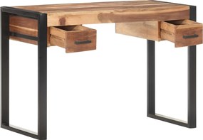 vidaXL Γραφείο 110 x 50 x 76 εκ. από Μασίφ Ξύλο